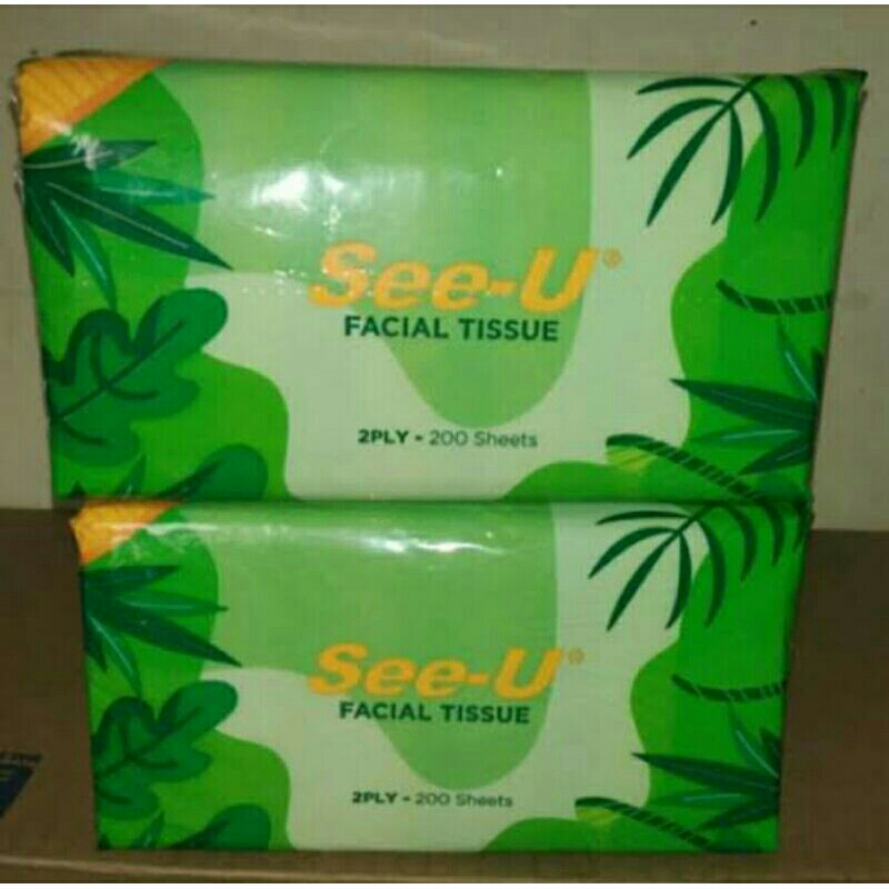TISSUE SEE U STAR 200 SHEET 2 PLY TISU MAKAN TISSU FACIAL
