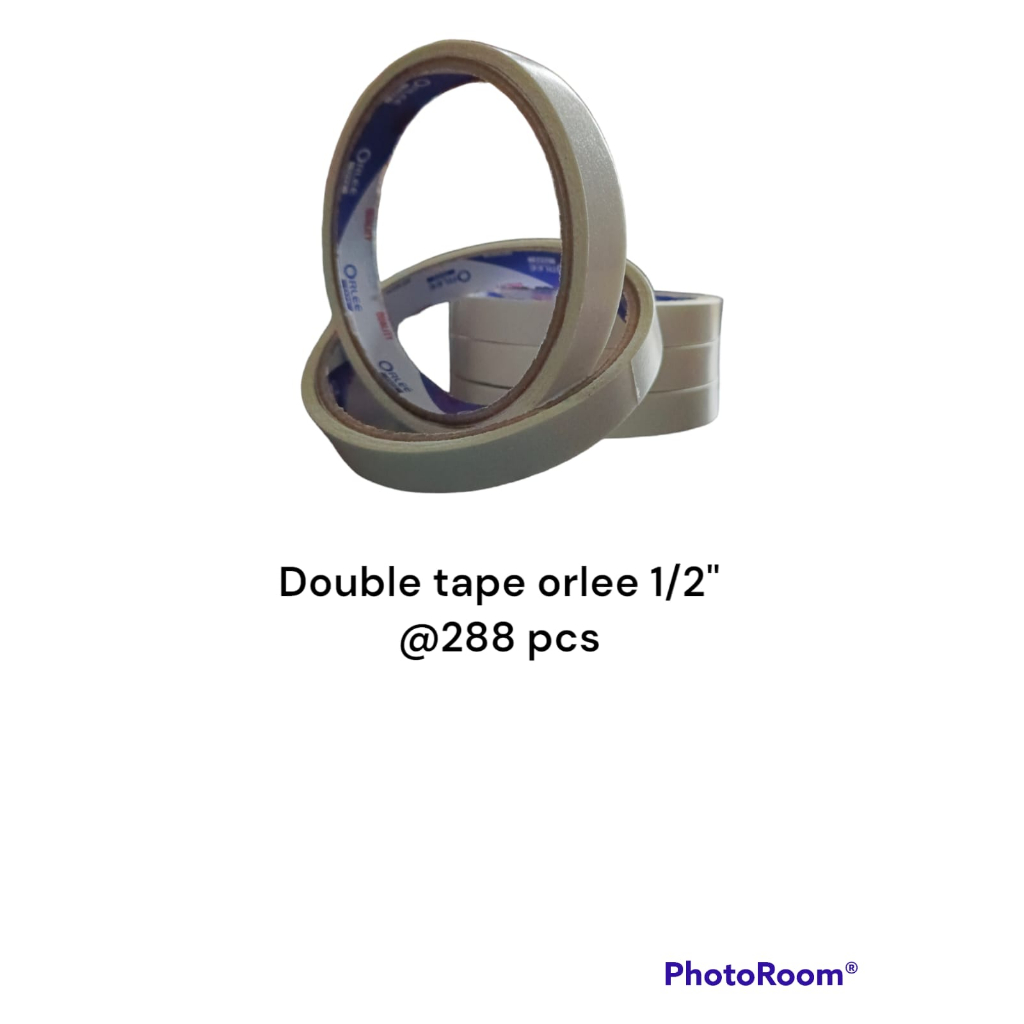 DOUBLE TAPE ORLEE 1/2 INCH 12MM X 5M (1 Pcs)