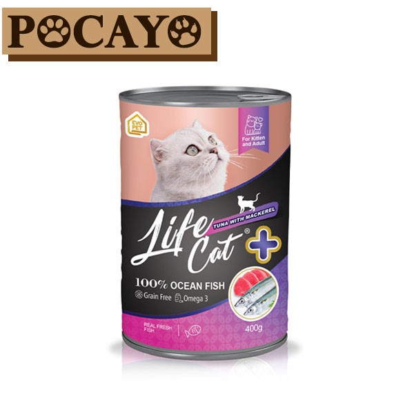 Life Cat Plus Tuna With Makarel 400gr