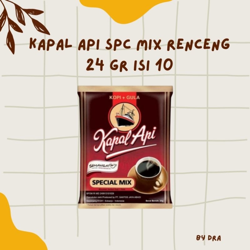 

Kopi Kapal Api Mix 24 gr Renceng isi 10 pcs