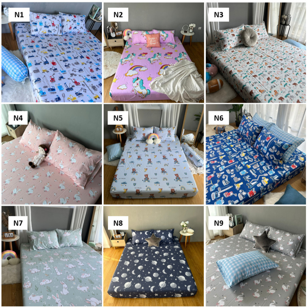 SPREI KATUN LOKAL HOMEMADE MOTIF ANAK KING QUEEN &amp; SINGLE 180x200 160x200 120x200 100x200 90x200