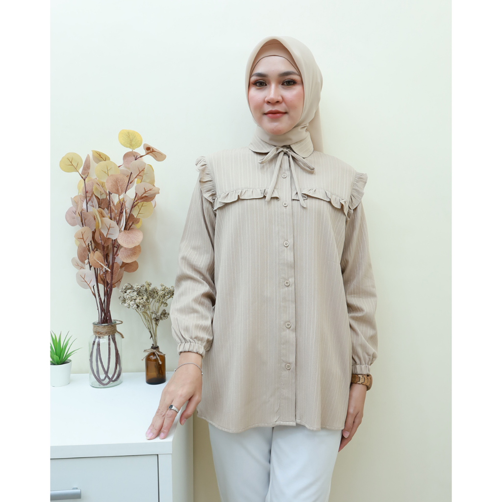 ENOLA  Shirt - Pakaian Wanita Terbaru by Hijab Mamah icis