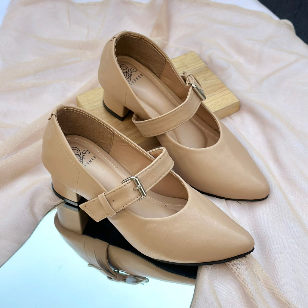 SARMER - GISELLE HEELS NUDE