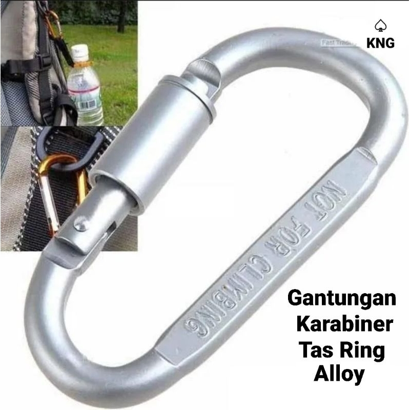 Gantungan Kunci Tas Ring Carabiner KeyChain Hook Bags Cantolan Tas Gantungan Kunci