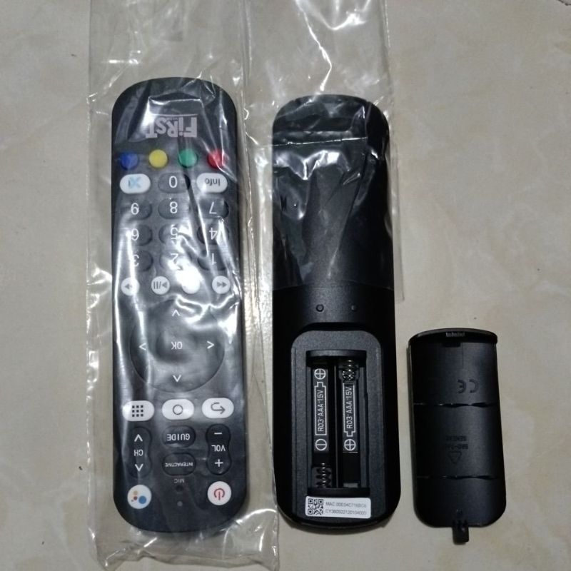 REMOTE STB ANDROID TV SUPPORT BLUETOOTH DAN GOOGLE ASSISTANT VOICE