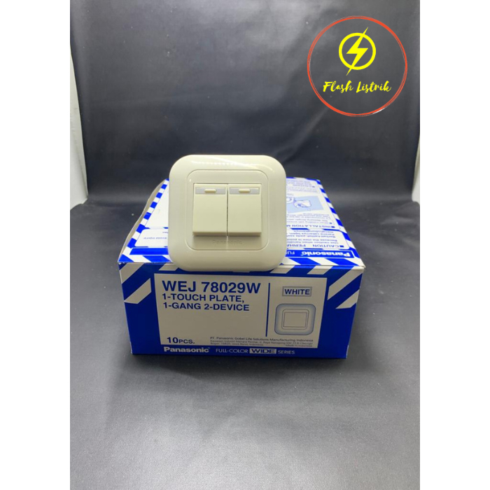 [Panasonic] Saklar Seri Panasonic Putih WEJ 5531 Inbow Tanam / Saklar 2