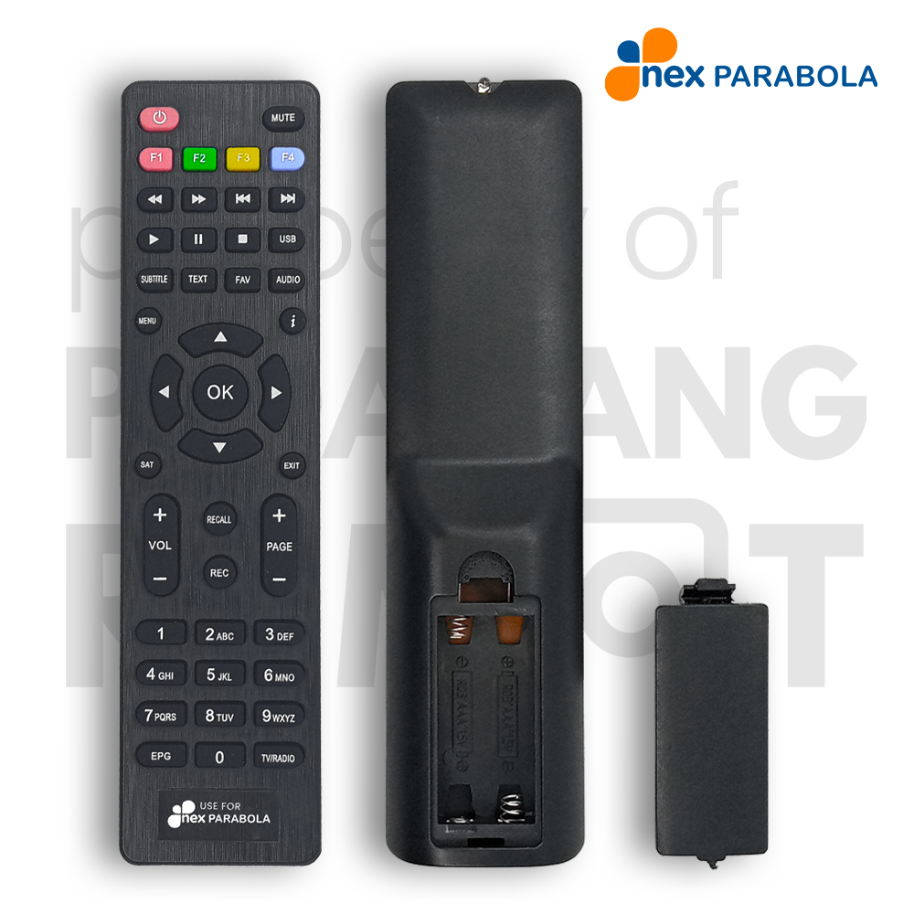 Remot Remote Receiver Parabola NEX Parabola Merah Liga 1 Dangdut