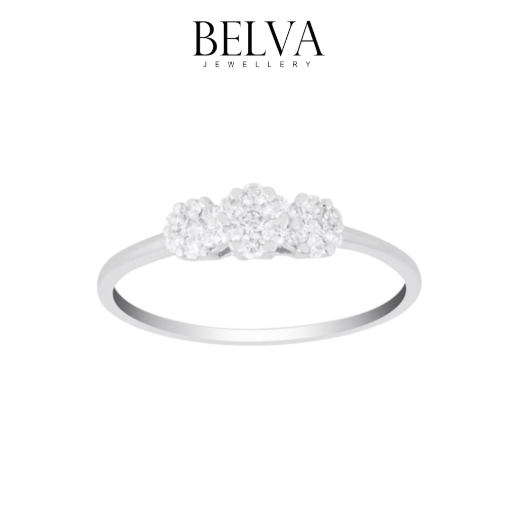 Cincin Berlian Trilogy - Belva Jewellery - BALRBW02934