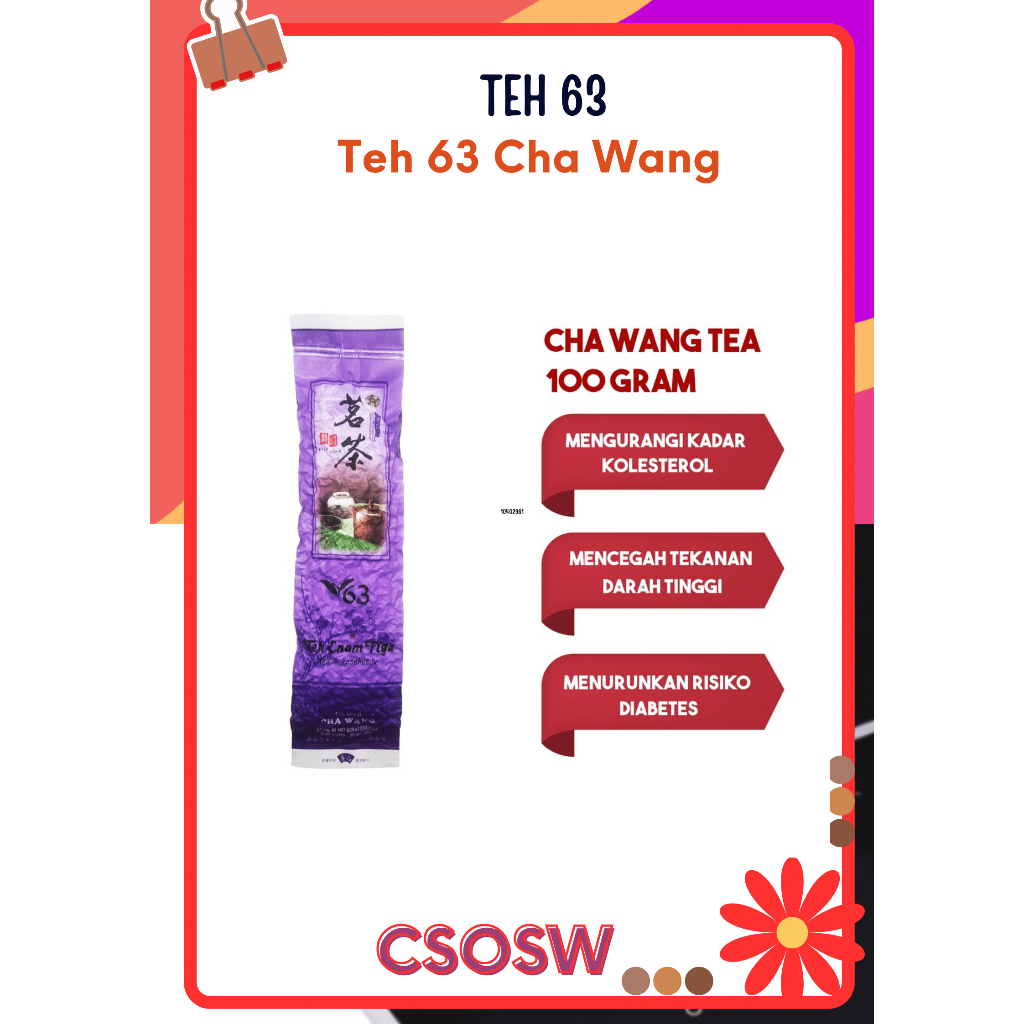 

Teh 63 Cha Wang 100 gr