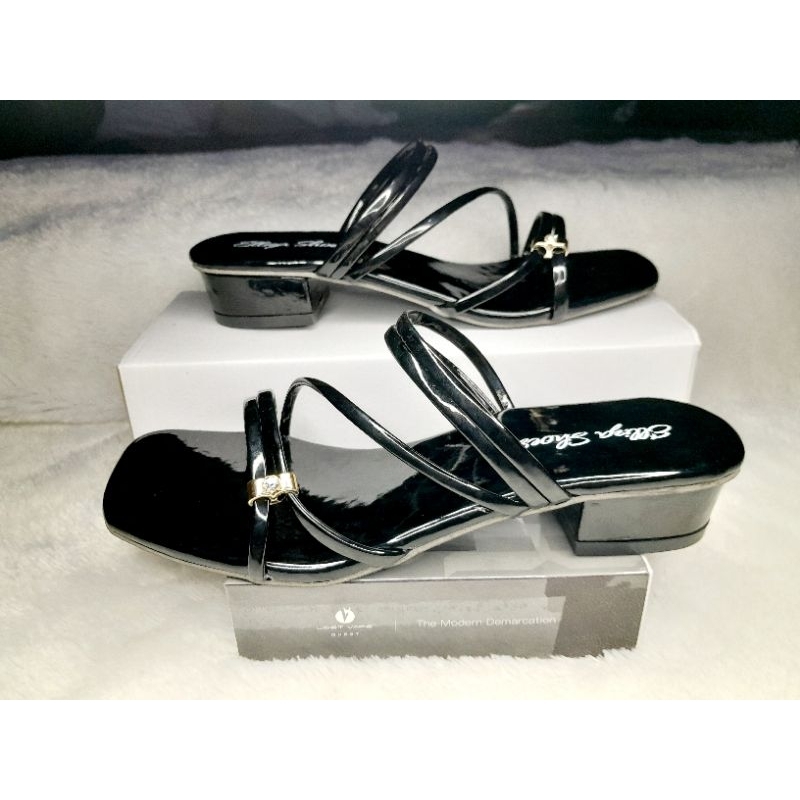 Sandall Heels perempuan Hak Tahu widges Hak 3cm Sandal Pesta Sandal formall