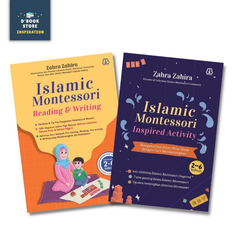 Islamic Montessori Inspired Activity / Islamic Montessori Reading and Writing - Zahra Zahira - Dbook