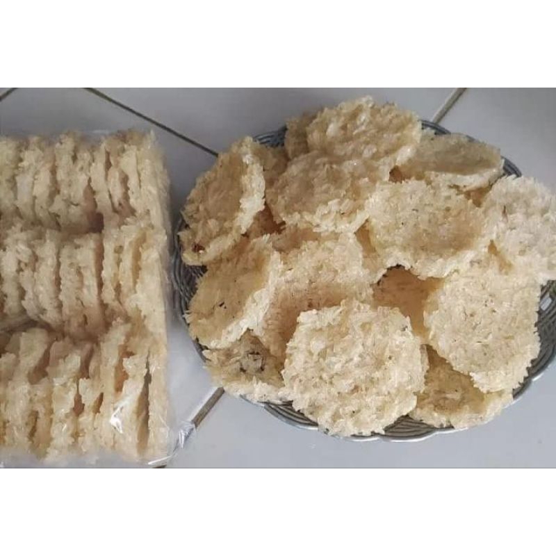ampyang ketan (rangginang)
