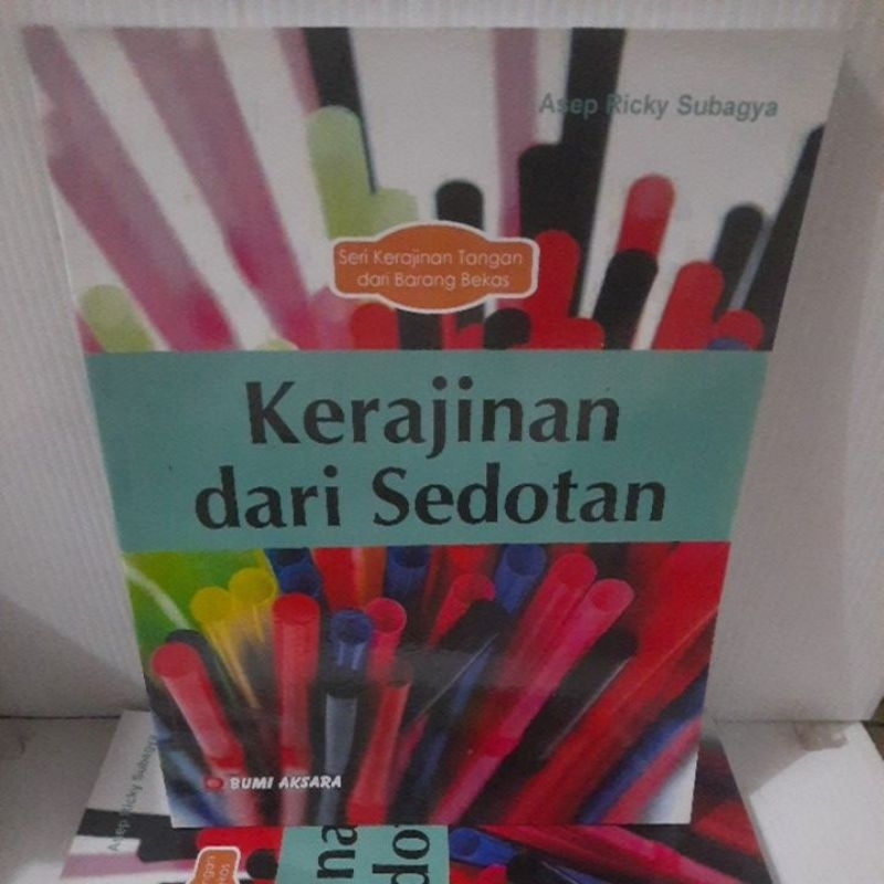 Buku seri kerajinan Tangan dari Barang Bekas, Kerajinan Dari Sedotan