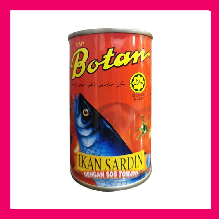 

Sarden Botan Malaysia 425gr - Ikan Sarden - Ikan Sardin