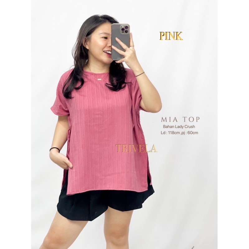 Ovy Top / Mia Top / Baju Kaos Lady Crush / Top Lady Crush Oversized / SJJ