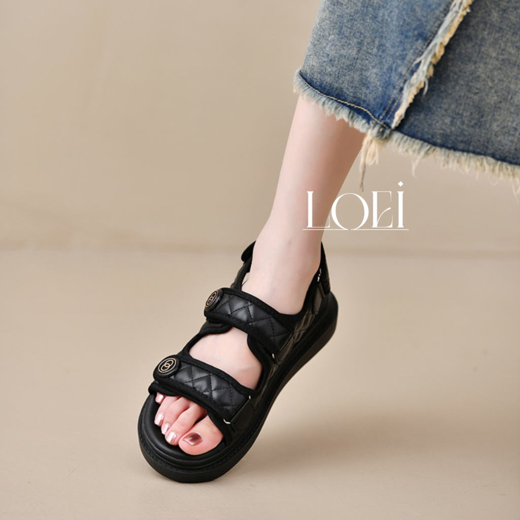 Sandal Wanita Import Flatshoes Kekinian 5116