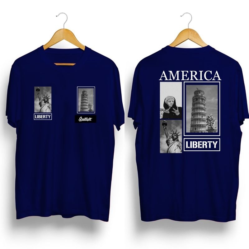 kaos pria/AMERICA/kaos distro 888