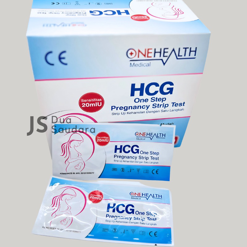 alat tes hamil onehealth HCG / alat tes kehamilan onehealth / one step pragnancy strip one health