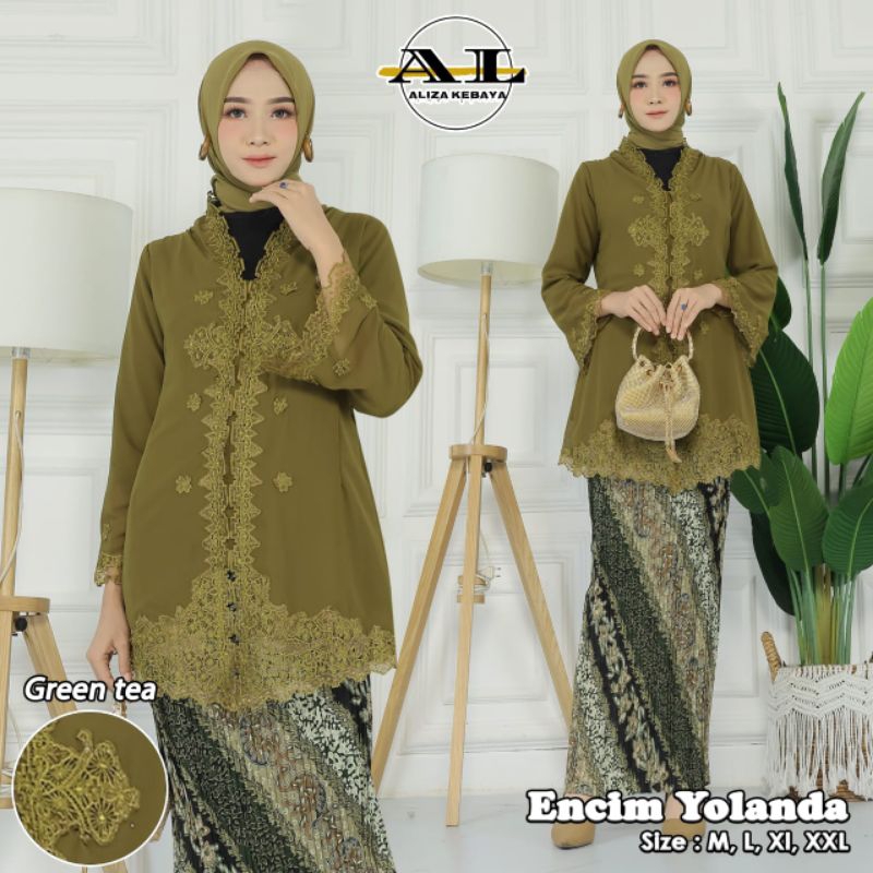 SET KRBAYA ENCIM YOLANDA / KEBAYA ENCIM / KEBAYA