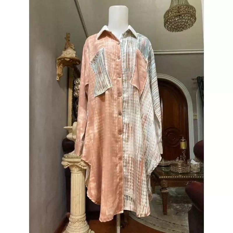 Tunik Celupan Khas Palembang Dari Bahan Katun Micro Silk Premium / Tunik Eanita Terbaru Jb2 Jumputan Tie Dye / Tunik Palembang / Tunik murah / atasan wanita