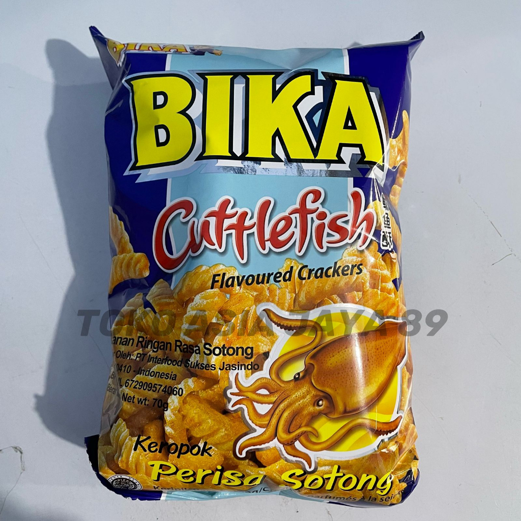 

Bika snack Malaysia varian sotong/seafood/udang