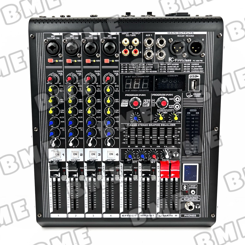POWER MIXER FIRSTCLASS FC 409 PM / 409PM / FC409 PM (ORIGINAL)500w x 2
