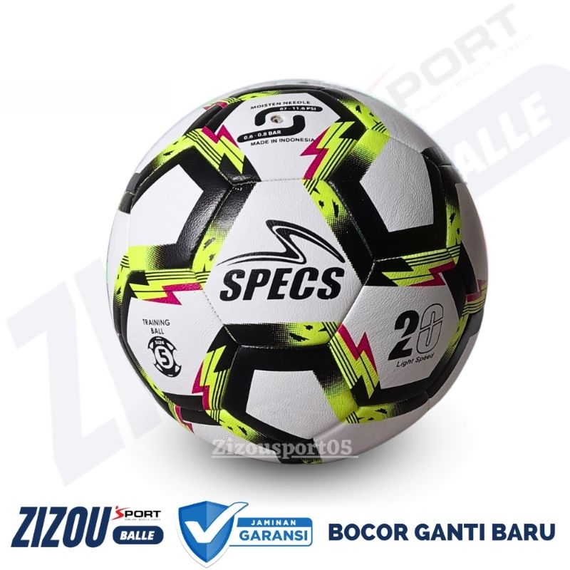 Bola sepak SPECS LIGHT SPEED 20 bola kaki premium size 5 jahit