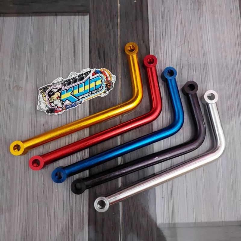 Pangkon L breket L knalpot racing cantolan L cnc knalpot motor bebek metic universal