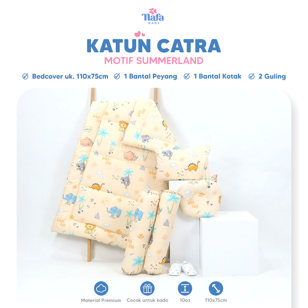 BEDCOVER BAYI MULTI FUNGSI/ TEMPAT TIDUR BAYI/ BEDCOVER BABY / NAFA BABY