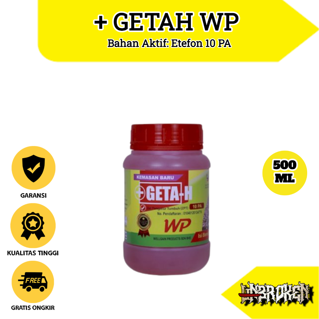 Getah WP Getah 1000 Putih 10pa 500ml Ml Zpt Vitamin Oles Karet  & Vitamin Karet + Getah 1000 (from M