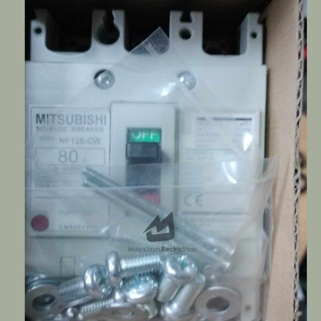 Mccb/Breaker/Nfb Mitsubishi 3phase 80a