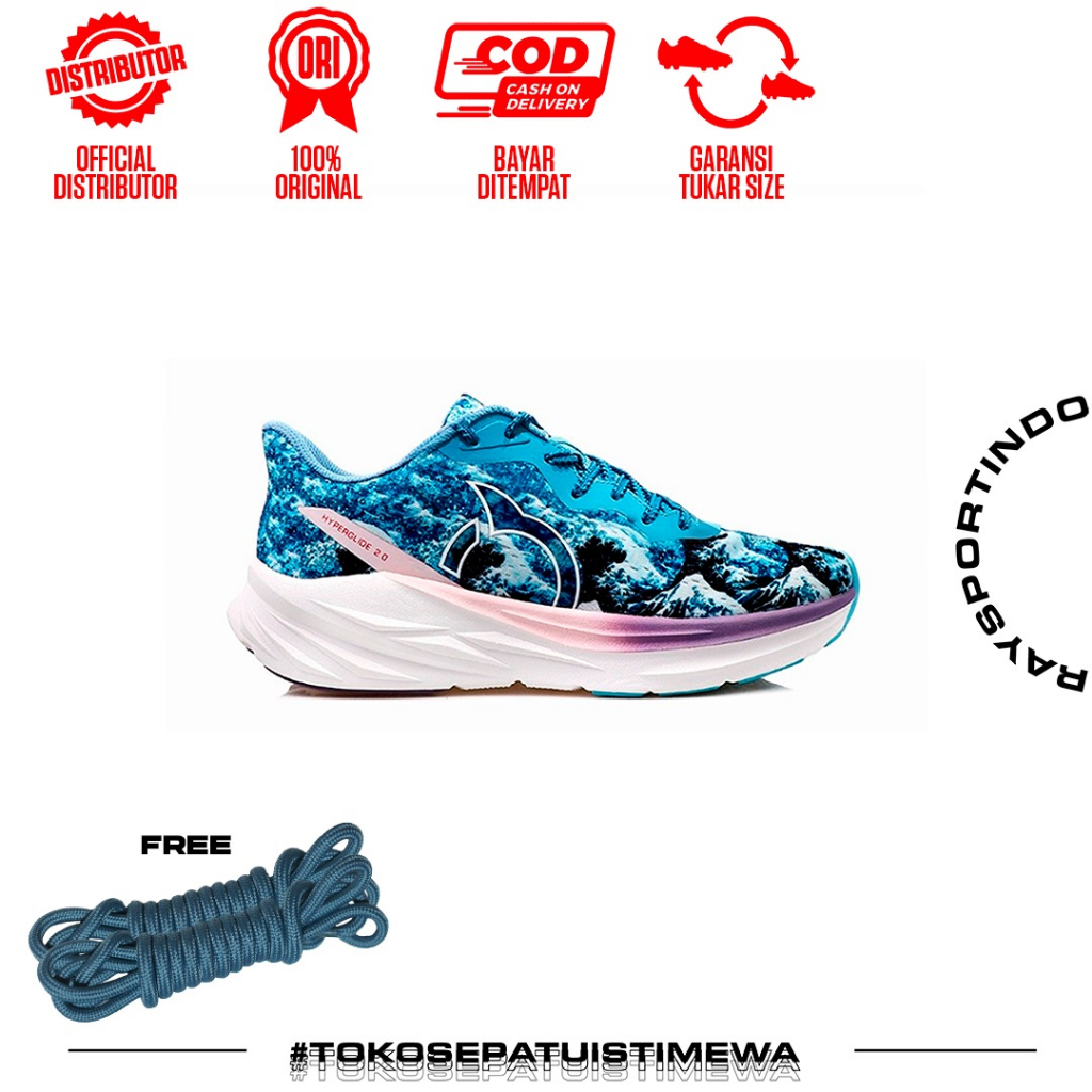 SEPATU RUNNING HYPERGLIDE SPESIAL EDITION 2.0 GREAT WAVE