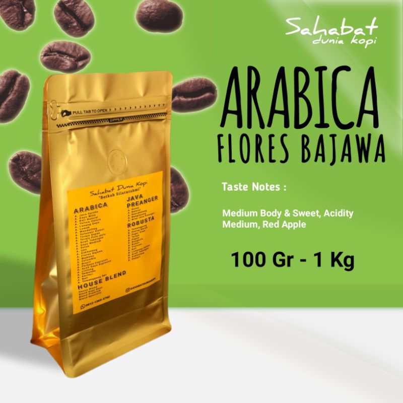 

Kopi Arabica Flores Bajawa 100% Kualitas Terbaik