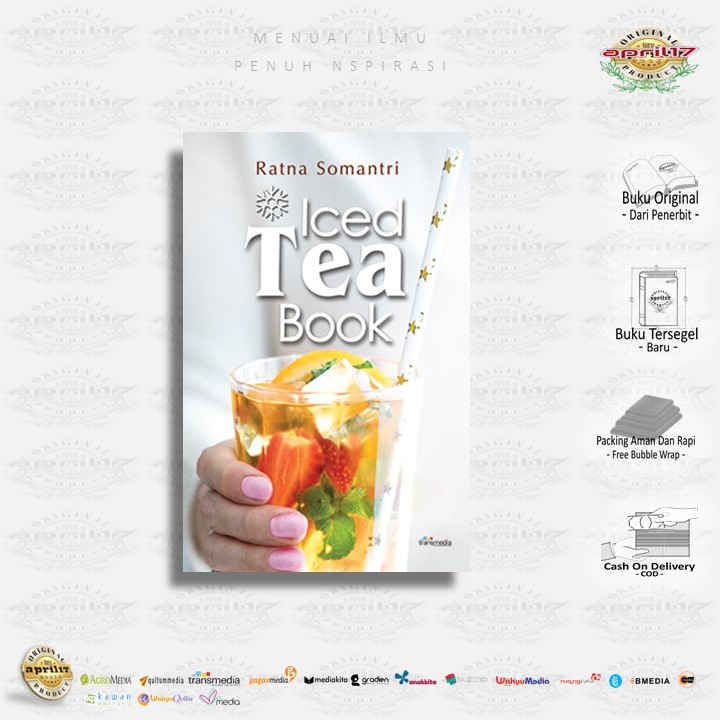 BUKU ICED TEA BOOK _ Penulis: Ratna Somantri - Penerbit: TransMedia Pustaka