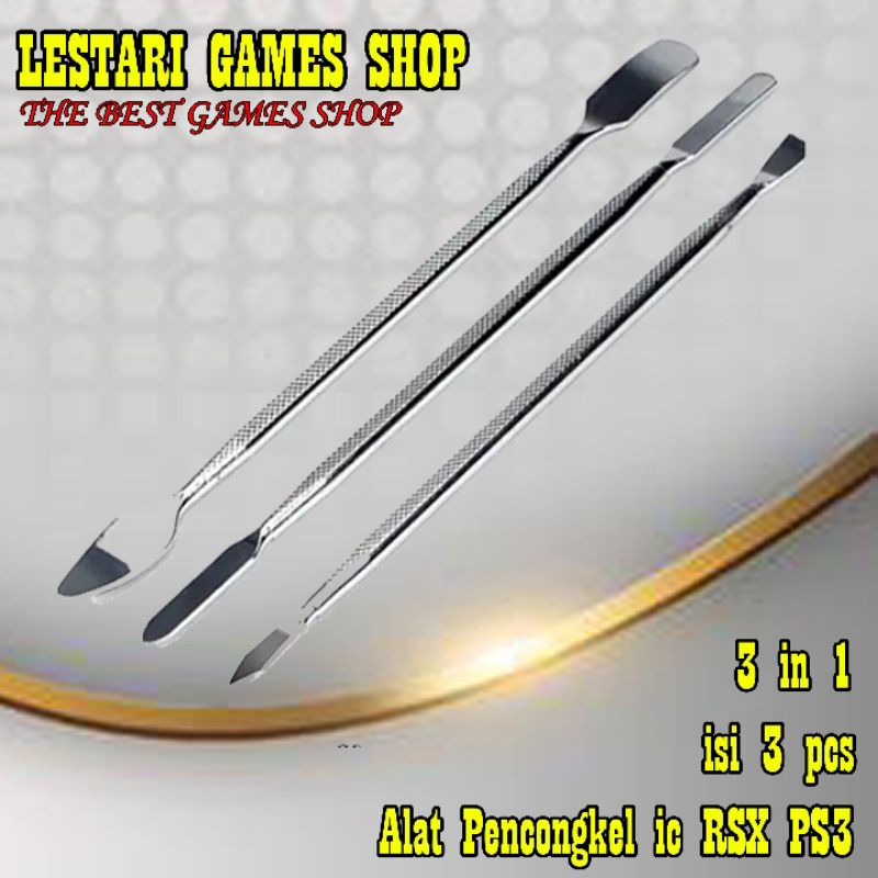 Alat Pembuka ic RSX PS3 3in1 Pencongkel IHS PS3 isi 3pcs