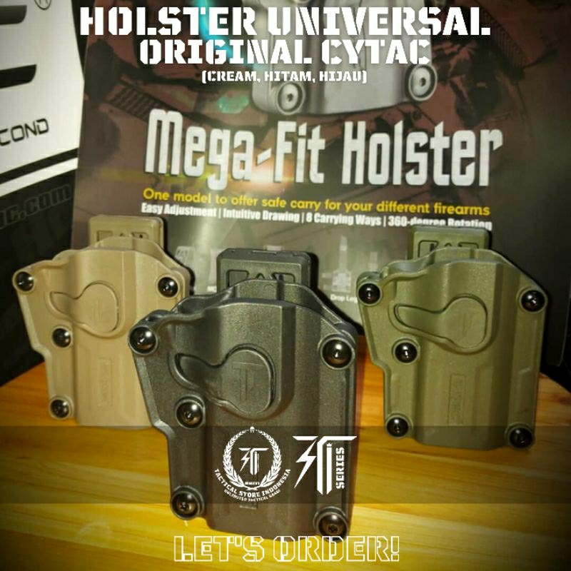 Cytac Megafit Holster - Holster Pinggang Cytac Universal