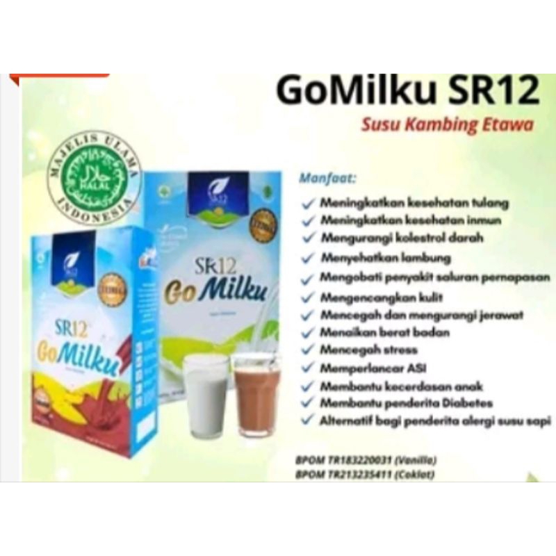GOMILKU SR12 SUSU GOMILKU SR12 SUSU ETAWA ORIGINAL PREMIUM