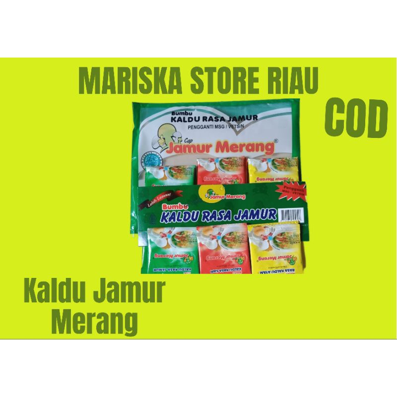 

Kaldu Jamur Merang Mix 1 Pack 30 Shet