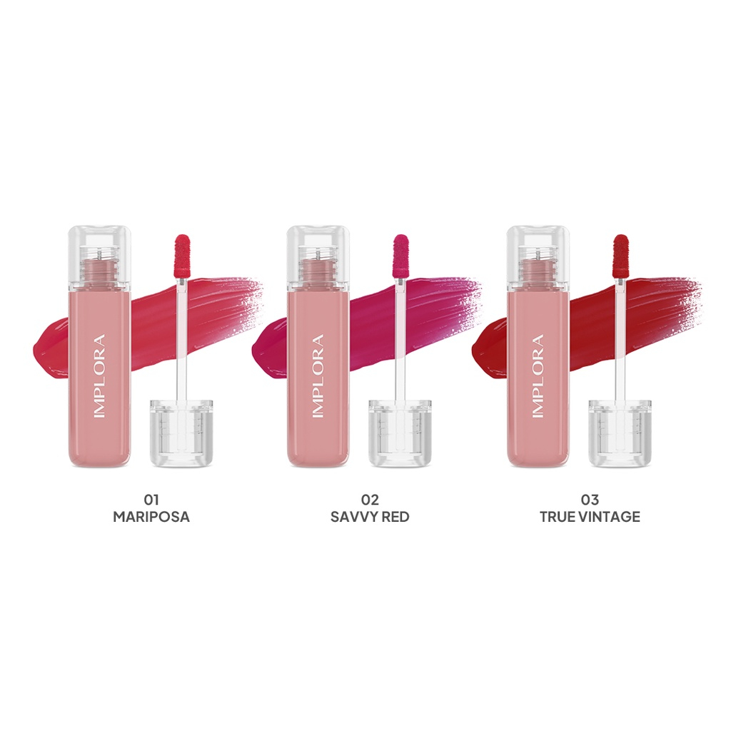 Implora Jelly Tint |  IMPLORA Cheek &amp; Liptint Implora BPOM | Vitamin E &amp; Omega 3,6,9