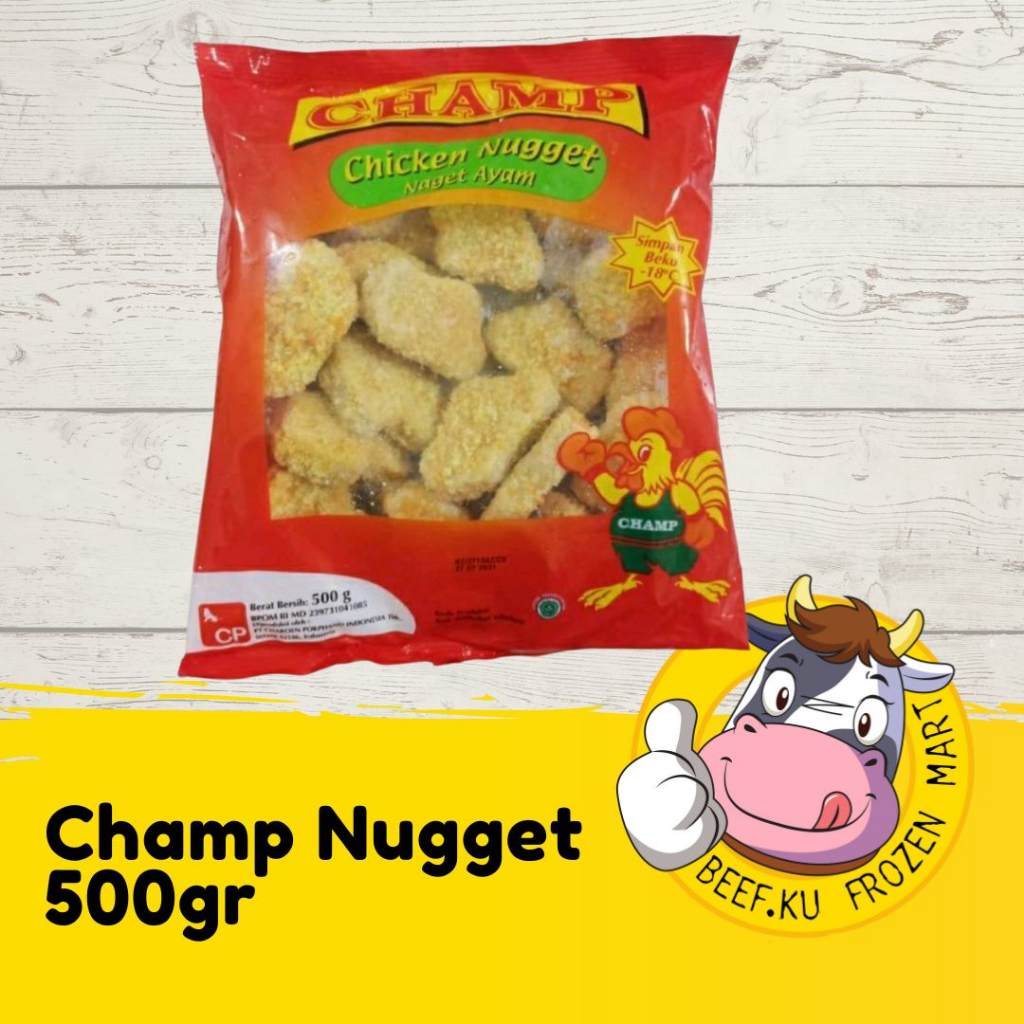 

Champ Nugget 500Gr & 1kg Frozen Food Halal & Higenis