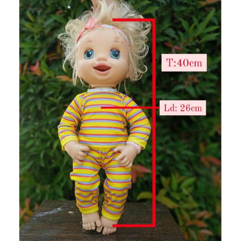 baju baby alive size XL