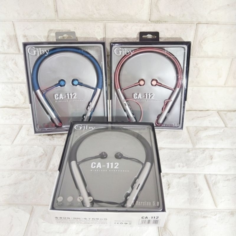 HEADSET WIRELESS /NECK HEADSET BLUETOOTH GJBY CA 112 BLUETOOTH VERSION 5.0