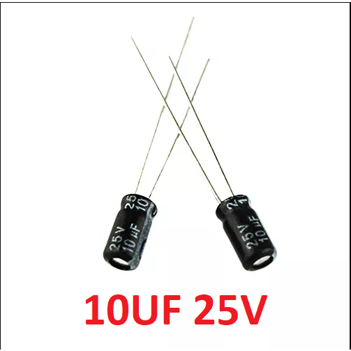 Kapasitor Capacitor ELCO Polar 10uf 25v 10 uf 25v 10 mikro 25volt