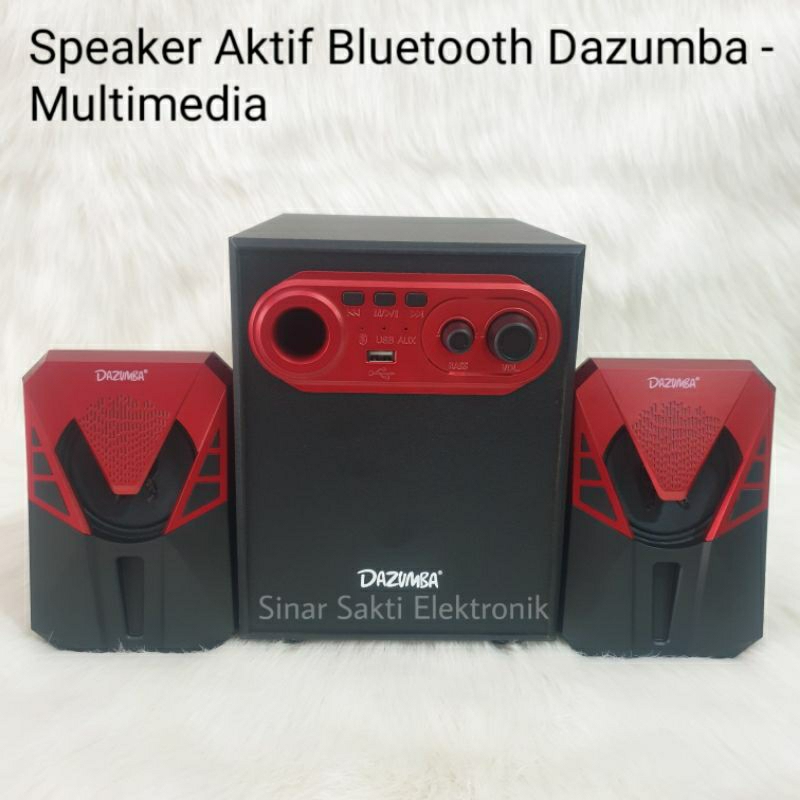 Dazumba Speaker Aktif Bluetooth Multimedia Bass Komputer USB PC Laptop Subwoofer