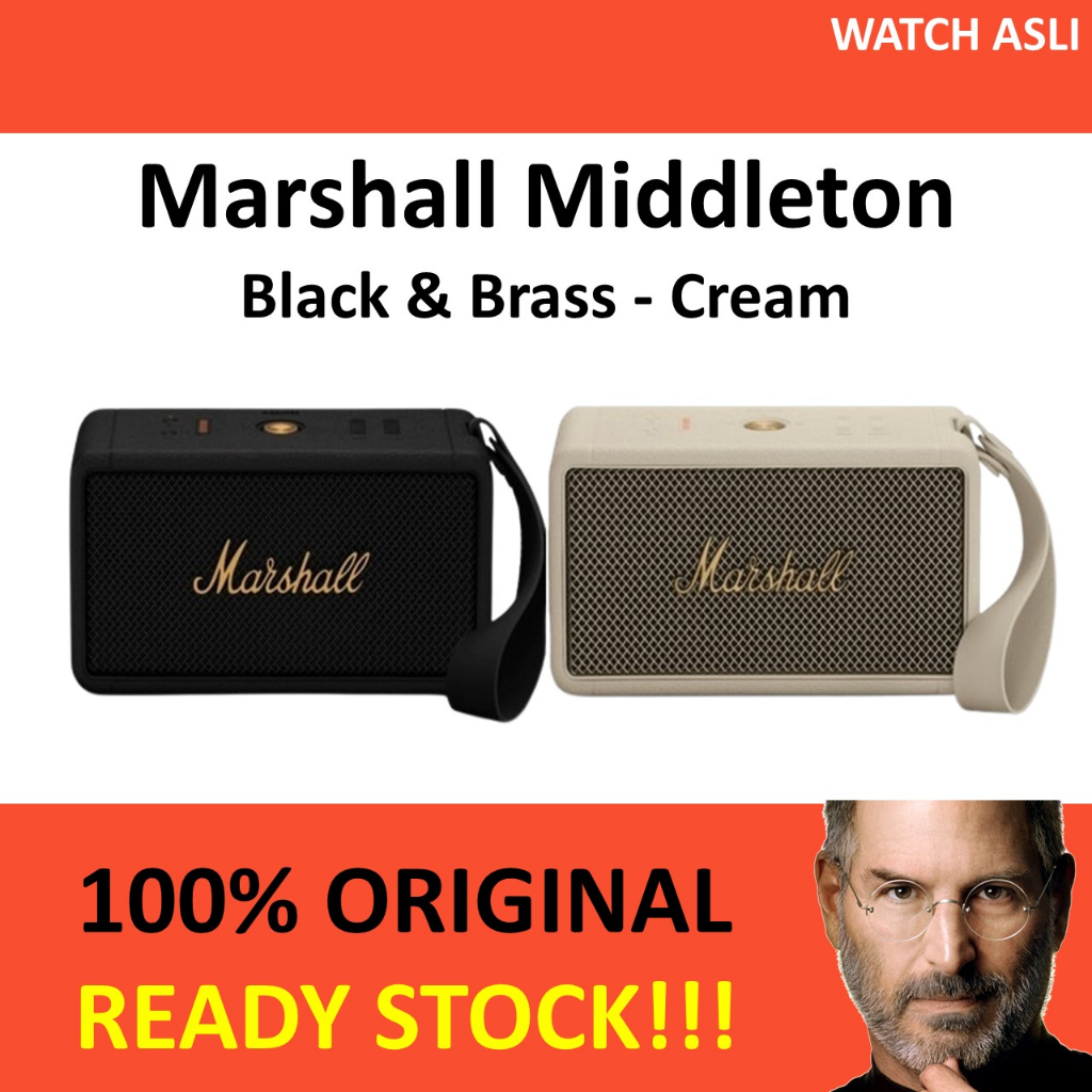 Marshall Middleton Speaker Bluetooth Portable Wireless Original