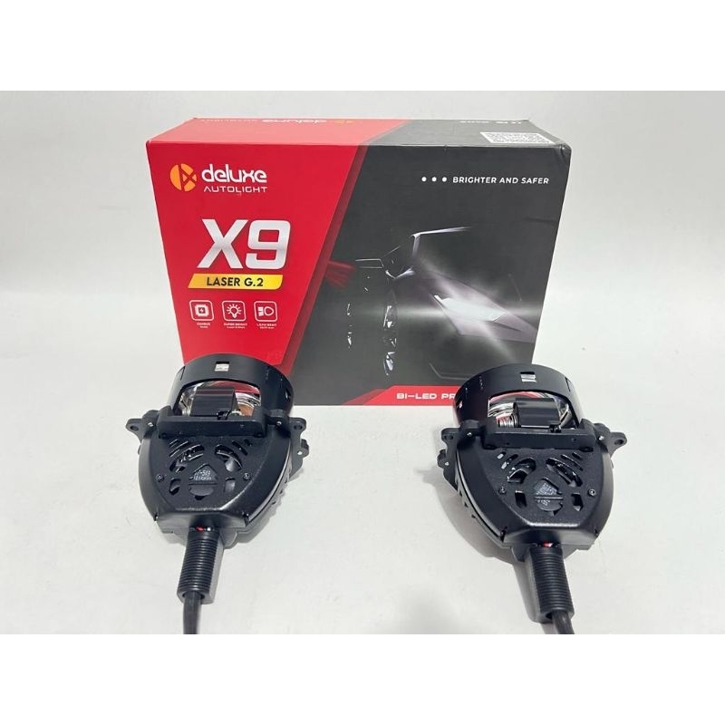 BILED projector 3inch x9 deluxe laser G2 autolight PNP H4