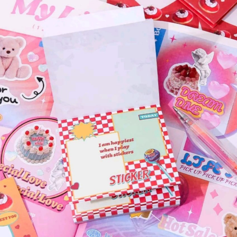 

90 Lembar Kertas Memo Bermacam-macam 1paket
