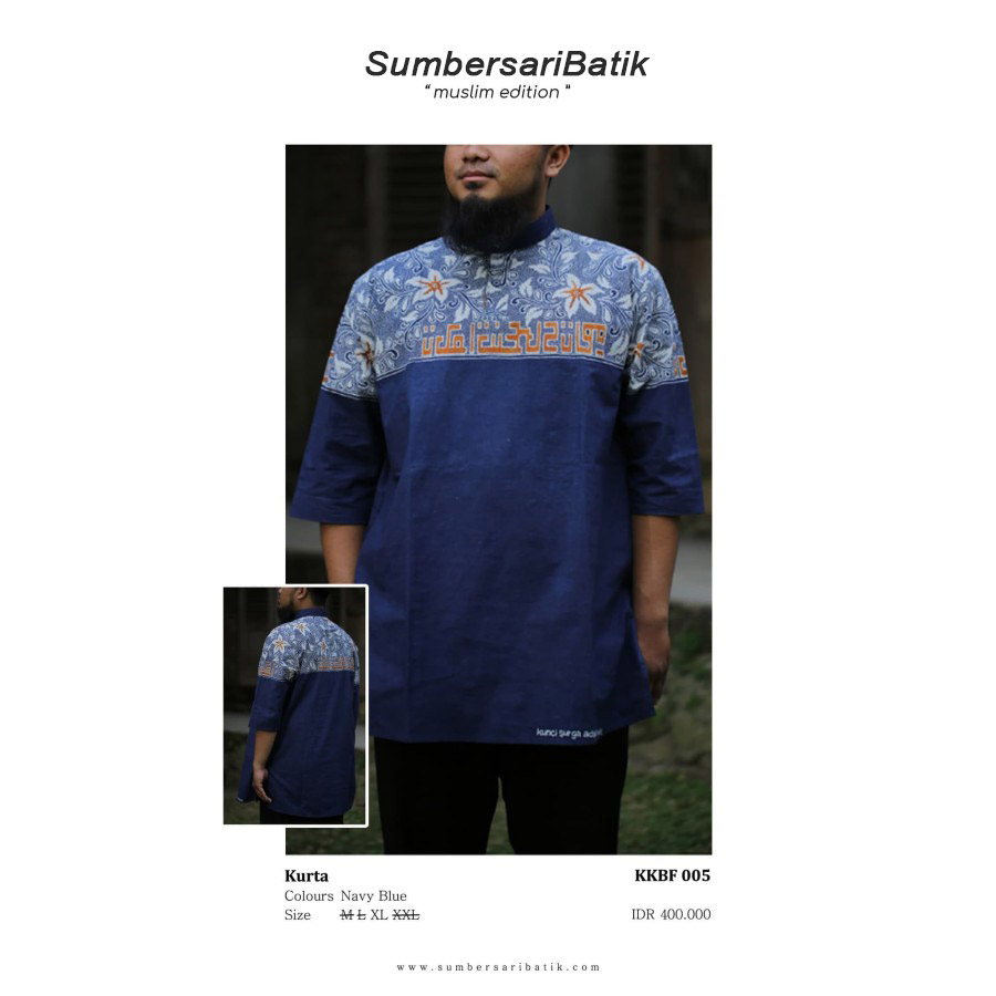 Kemeja Koko Batik Tulis Kurta 12