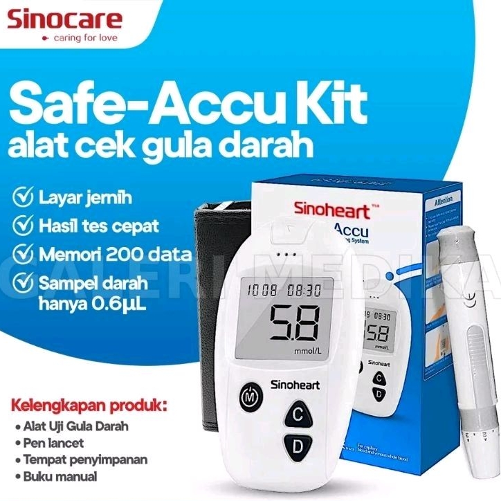 Alat Gula Sinocare Sinoheart Alat aja