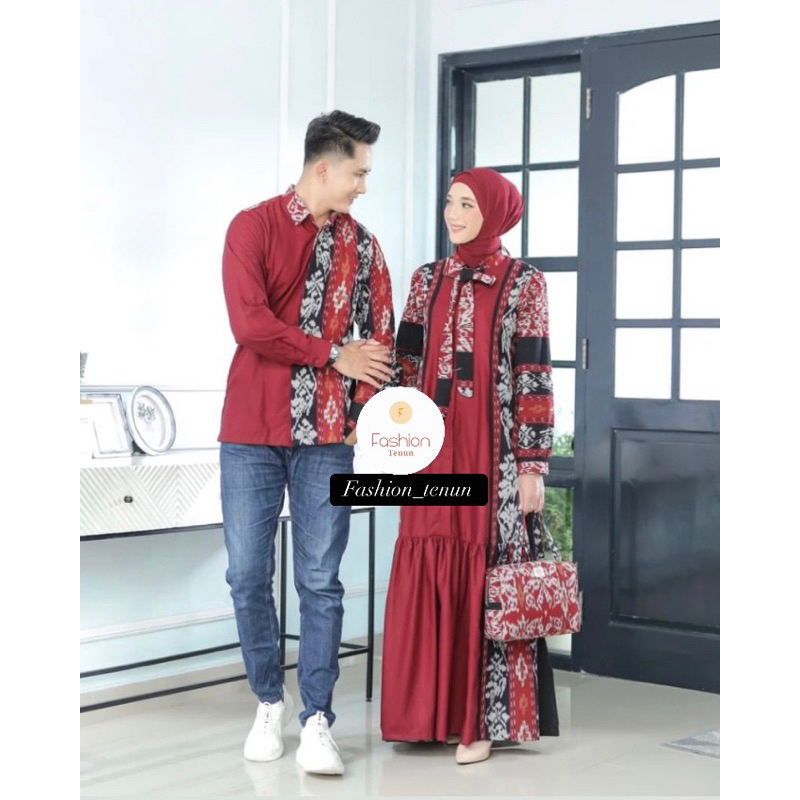 FASHION_TENUN - GHANIA DRES / DRESS LEBARAN / DRESS WANITA / MAXI DRESS / LONG DRESS / DRESS SERAGAM